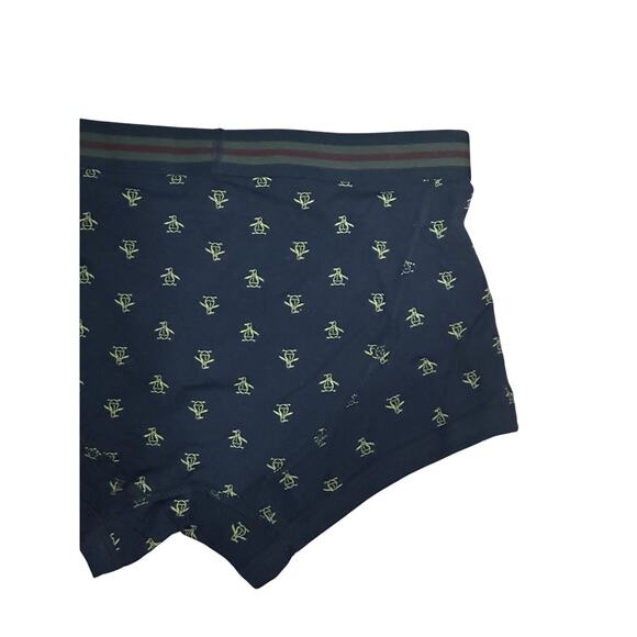 Original Penguin Boxer Brief Elasticized Waistband Printed Nautical Blue M NWOT - Picture 6 of 7